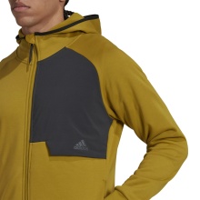 adidas Kapuzenjacke X-City Baumwollmix olivegrün Herren